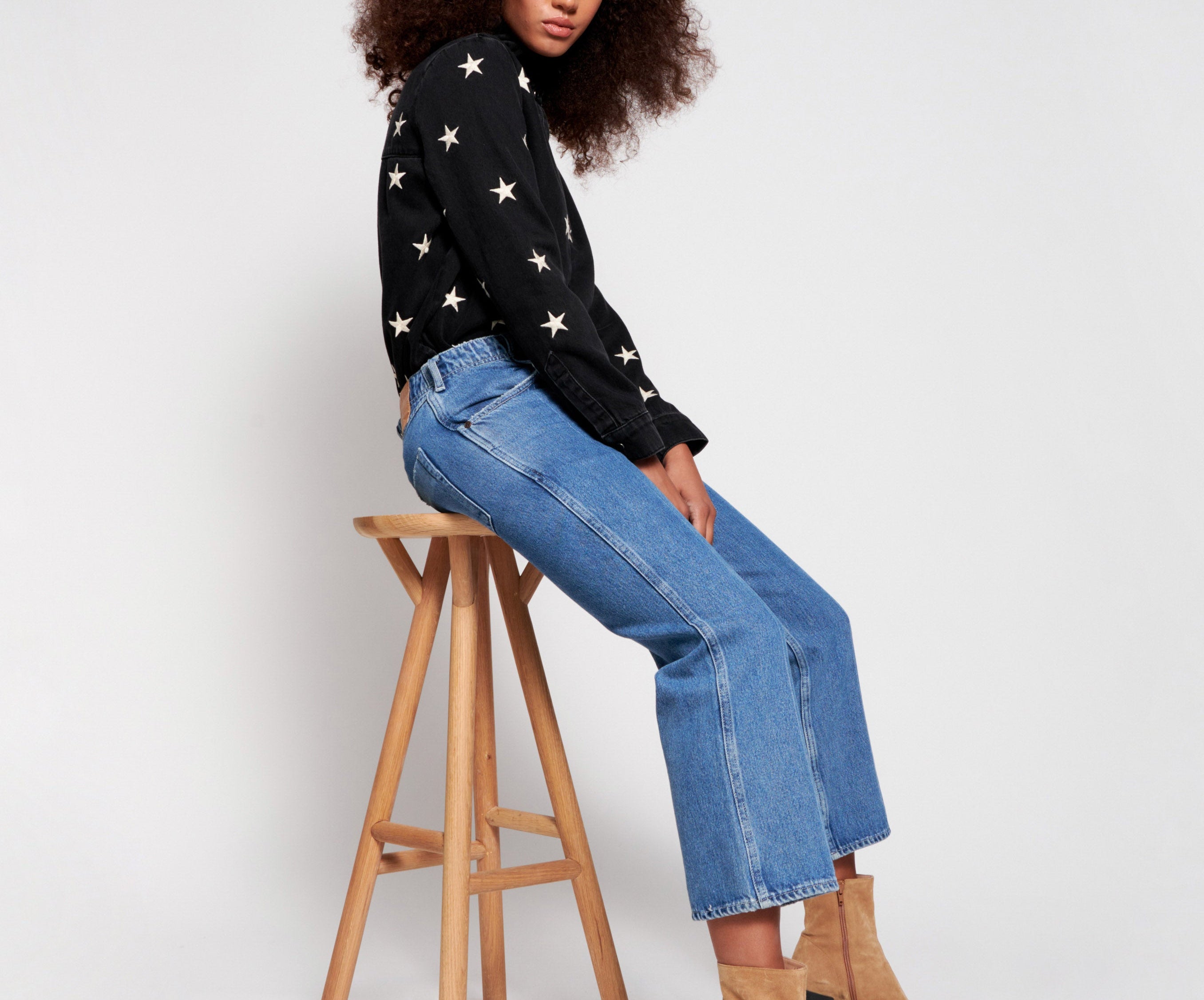 Nomad Mid Waist Jeans - Pacifica