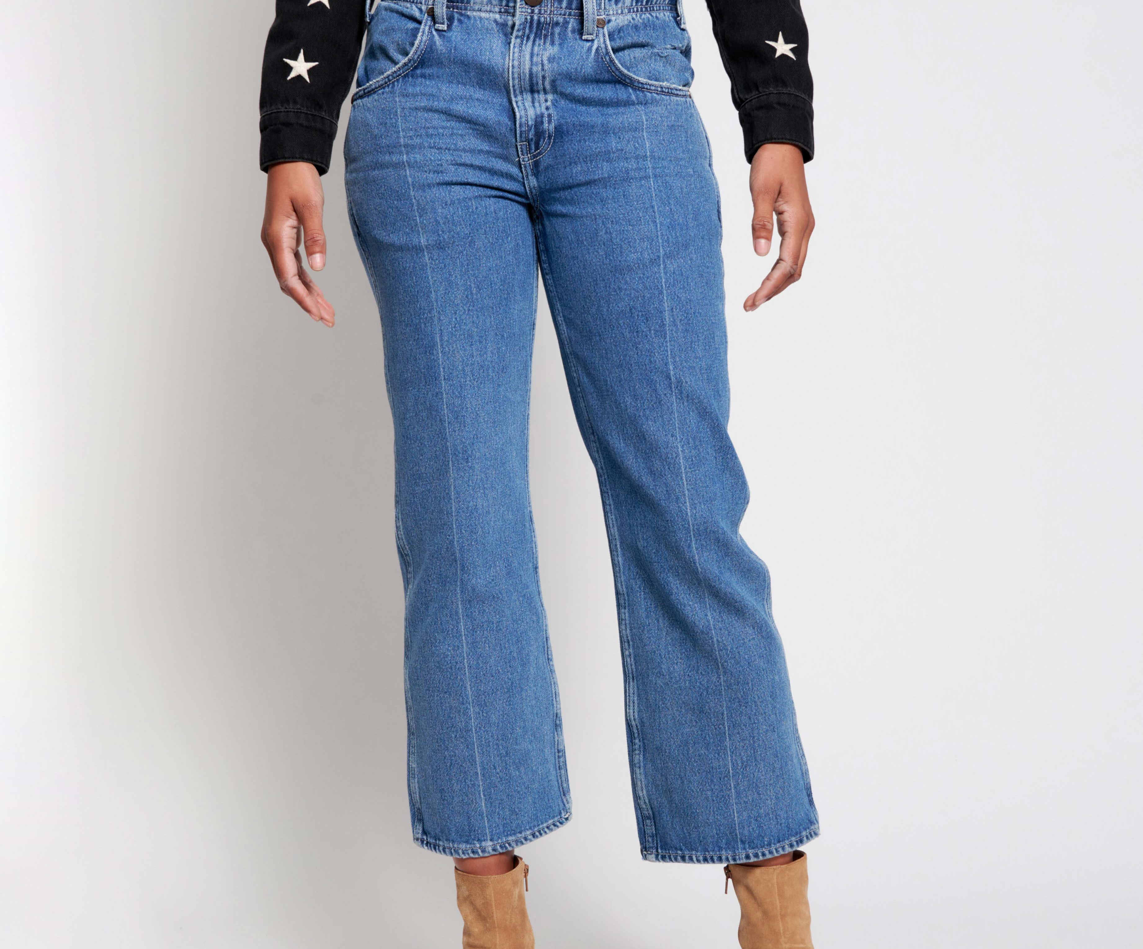 Nomad Mid Waist Jeans - Pacifica