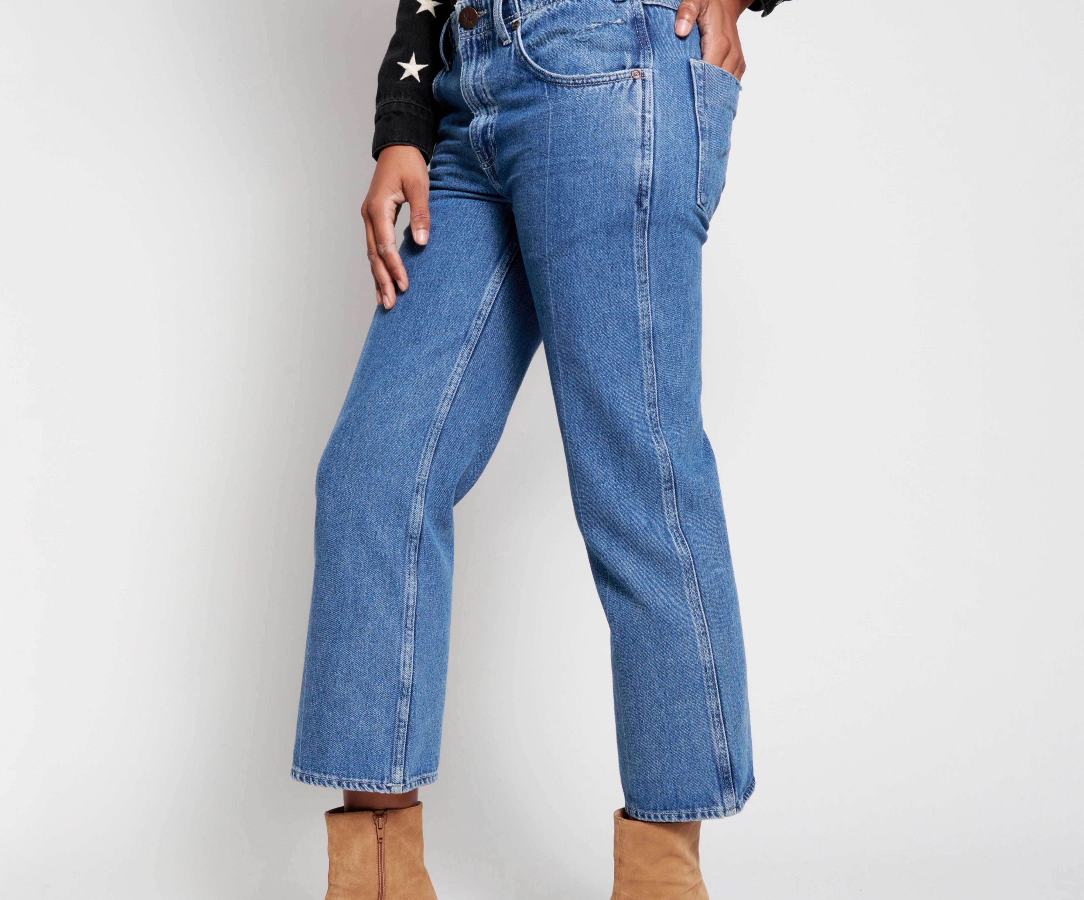 Nomad Mid Waist Jeans - Pacifica