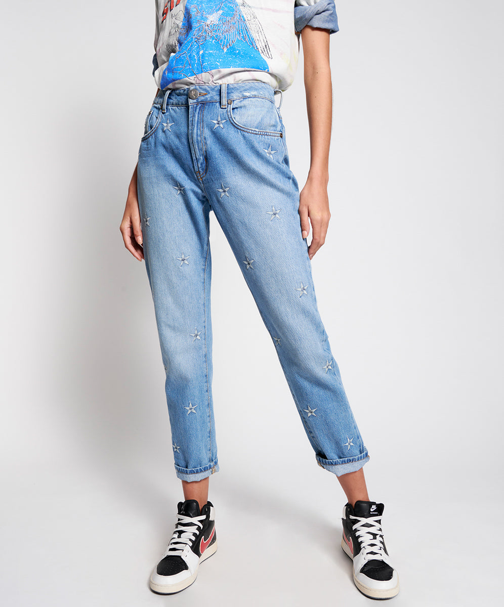 Products PACIFIC STAR AWESOME BAGGIES HIGH WAIST STRAIGHT LEG JEANS