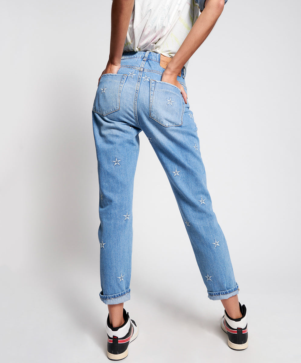 Products PACIFIC STAR AWESOME BAGGIES HIGH WAIST STRAIGHT LEG JEANS
