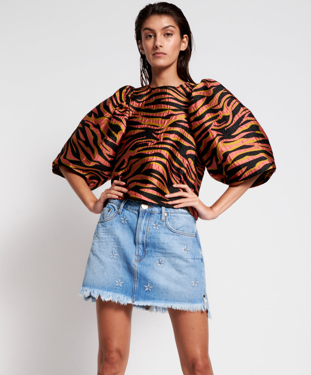 Products PACIFIC STAR VANGUARD MID RISE RELAXED DENIM MINI