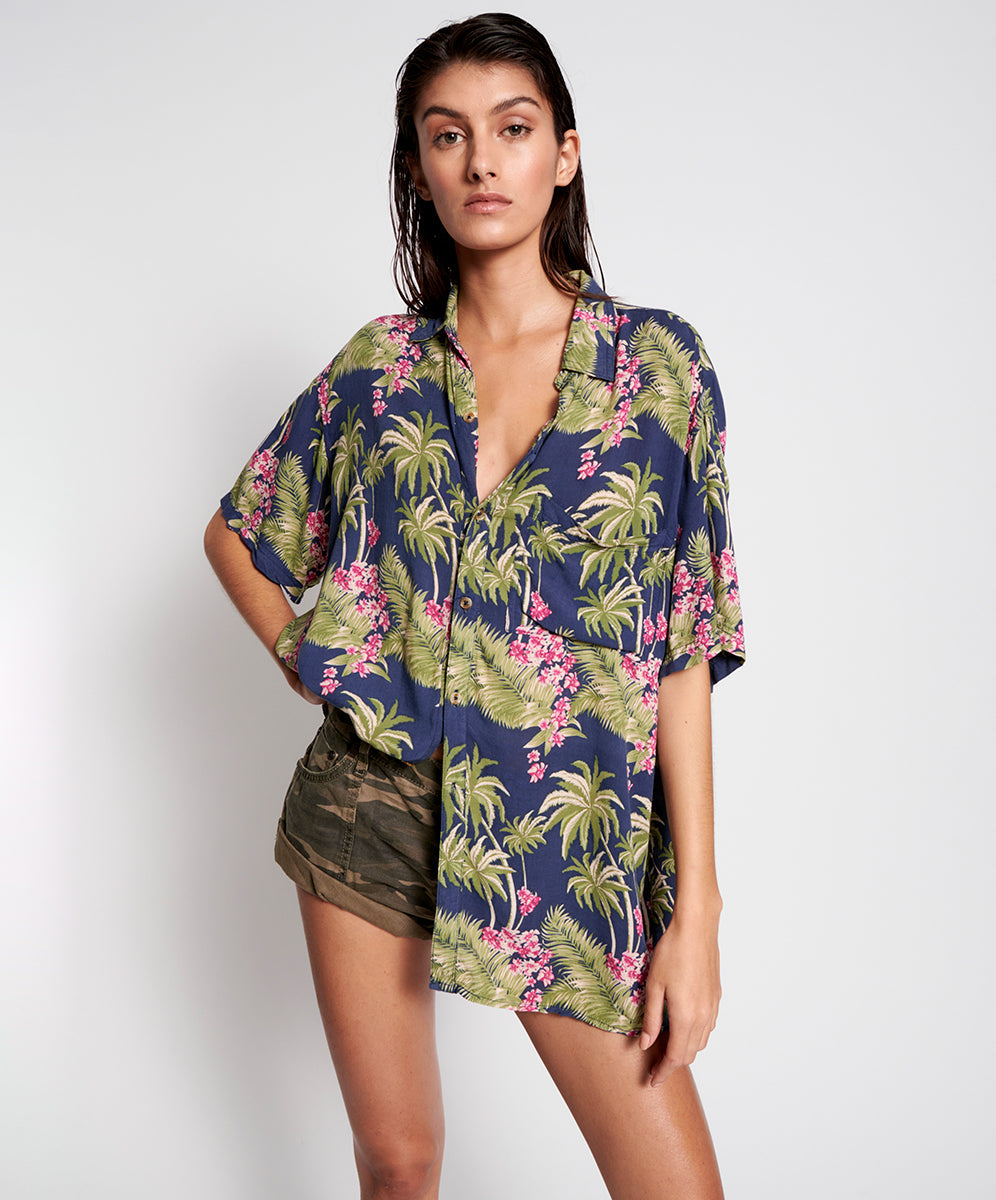 Products HAWAIIAN SHIRT BLUE