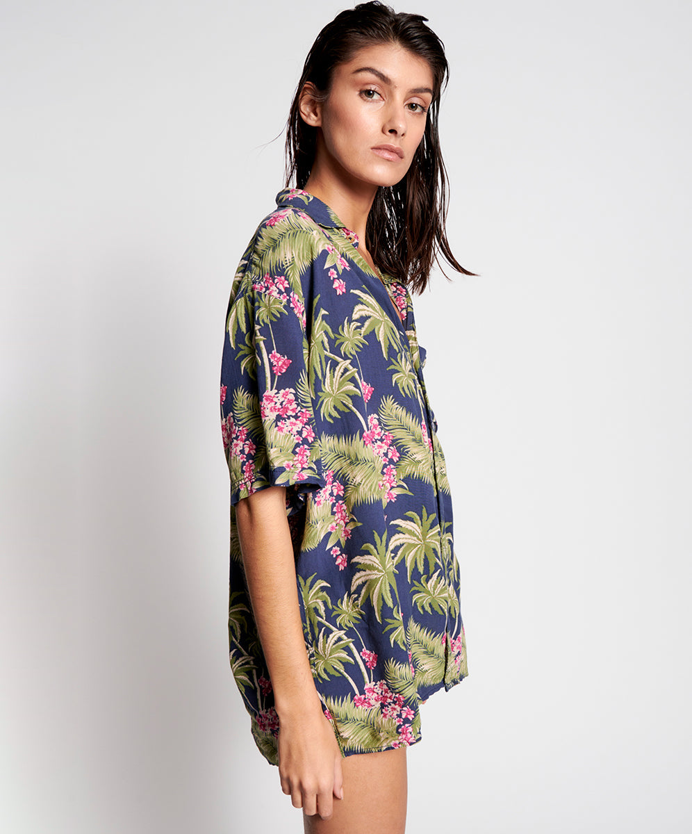 Products HAWAIIAN SHIRT BLUE