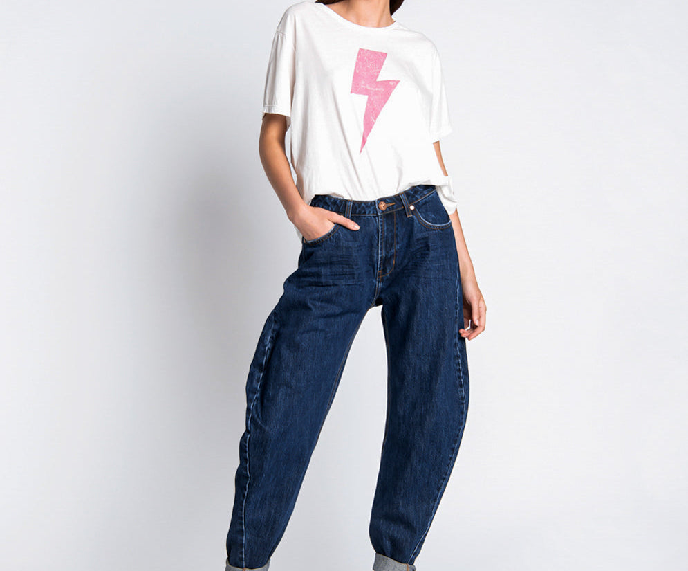 VIRGIN BLUE CRUSADERS HIGH WAIST 80S JEAN