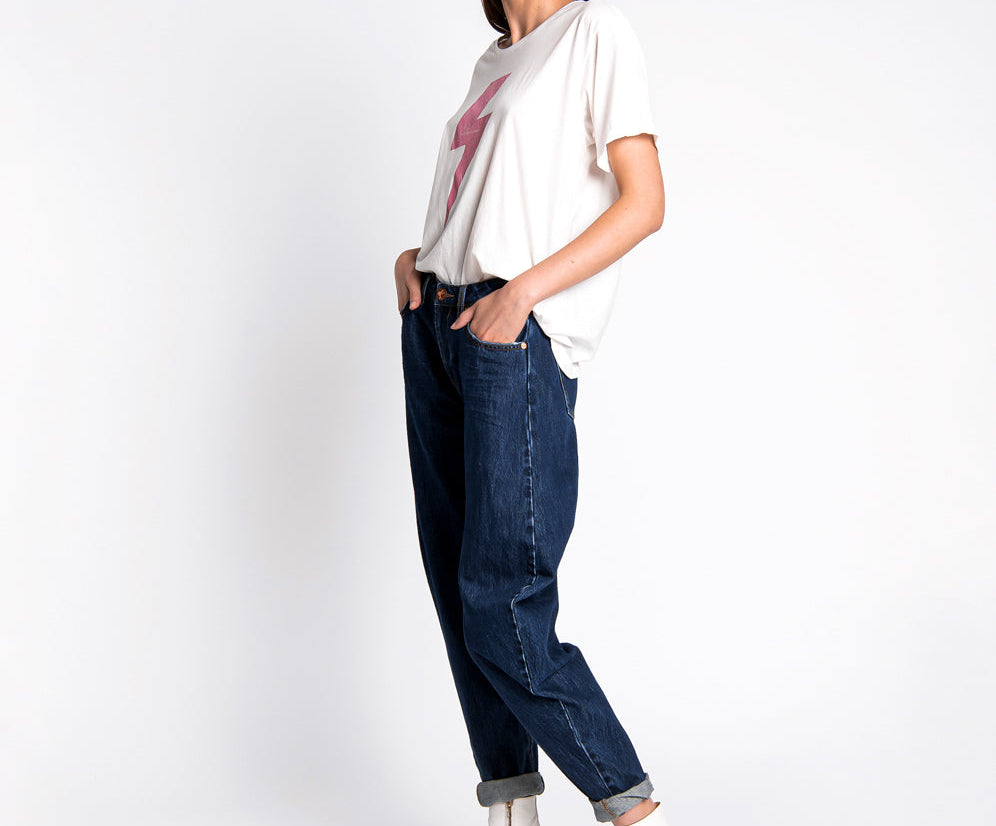 VIRGIN BLUE CRUSADERS HIGH WAIST 80S JEAN
