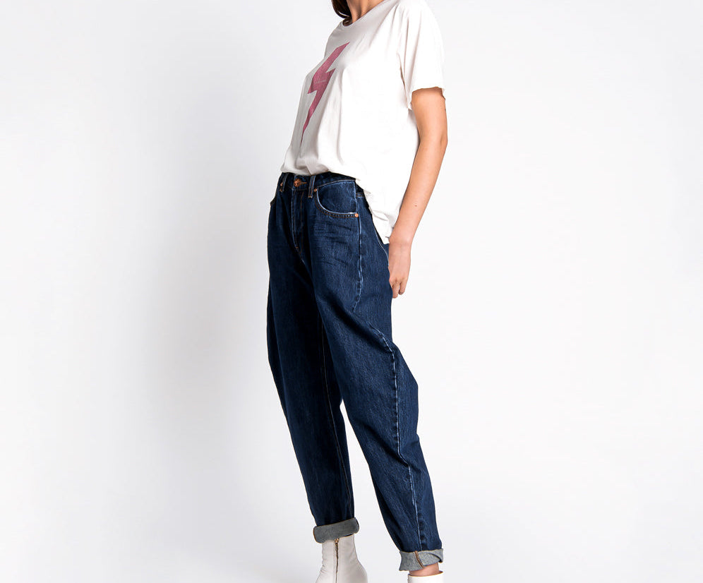 VIRGIN BLUE CRUSADERS HIGH WAIST 80S JEAN