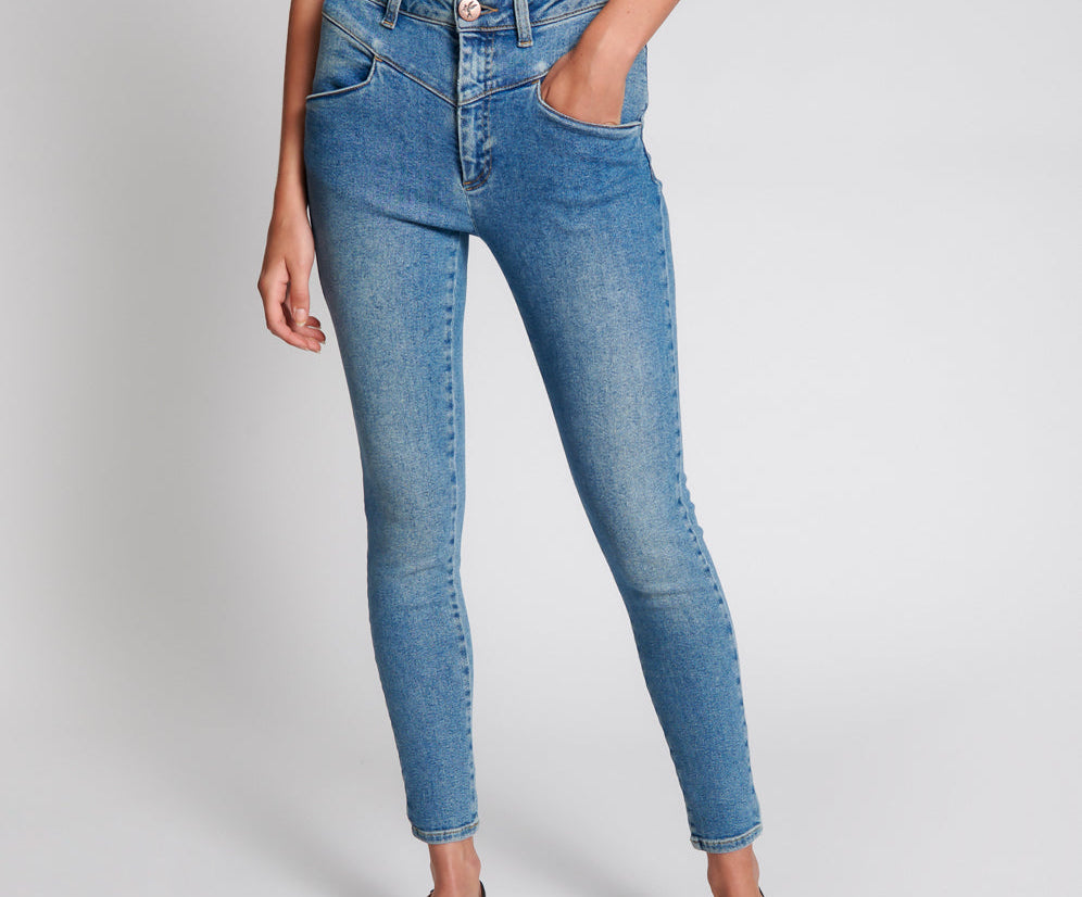 ASH BLUE PREACHERS HIGH WAIST SKINNY JEAN