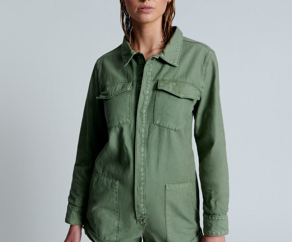 SUPER KHAKI CARGO PROPHECY JUMPSUIT