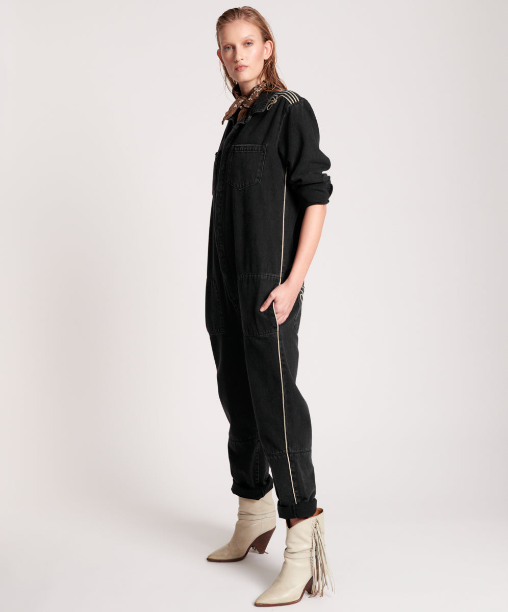 Products WORN BLACK ROYALE PARADISE UTILITY JUMPSUIT