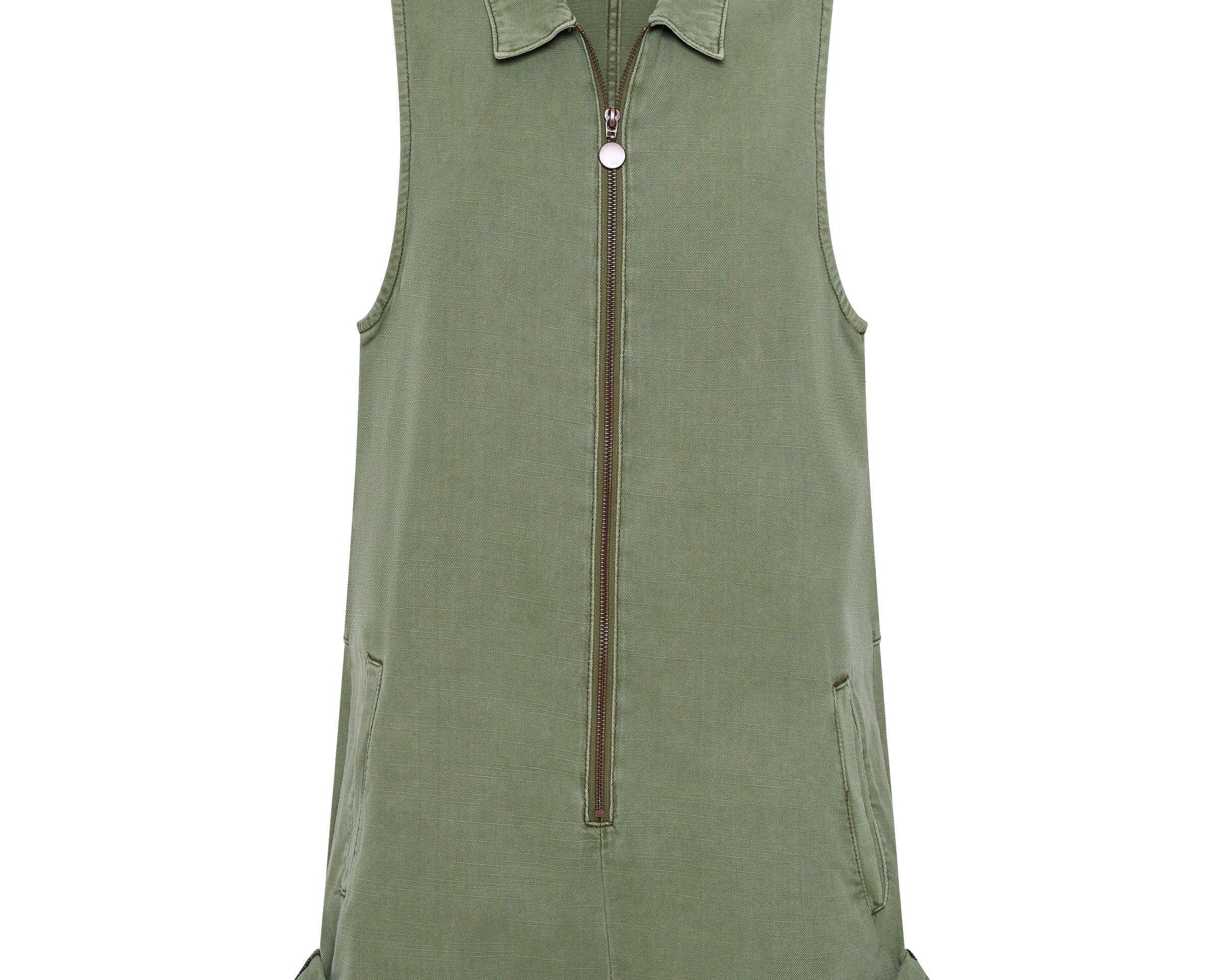 Braxton Mini Utility Jumpsuit - Super Khaki