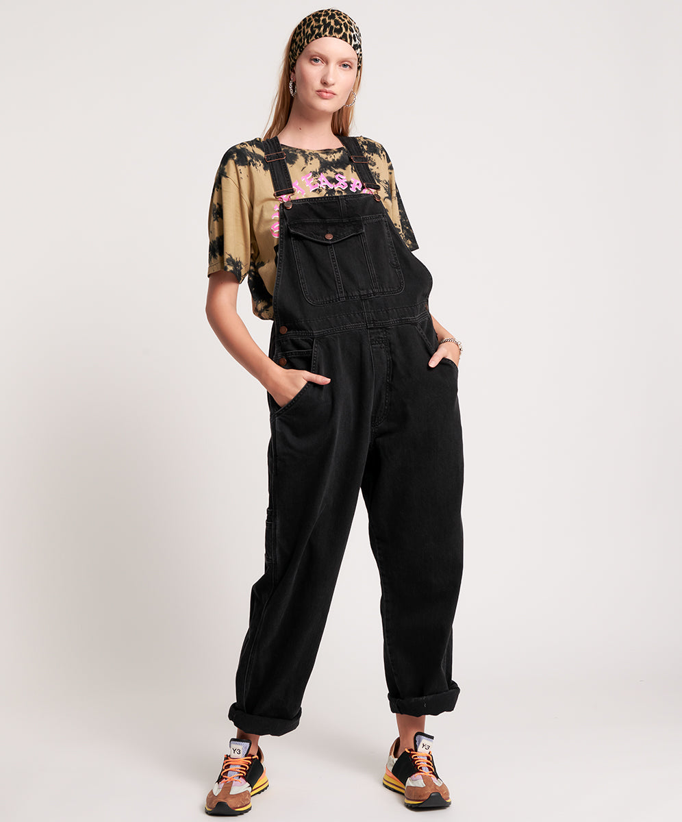 Products WORN BLACK STANTON ST OVERALLS