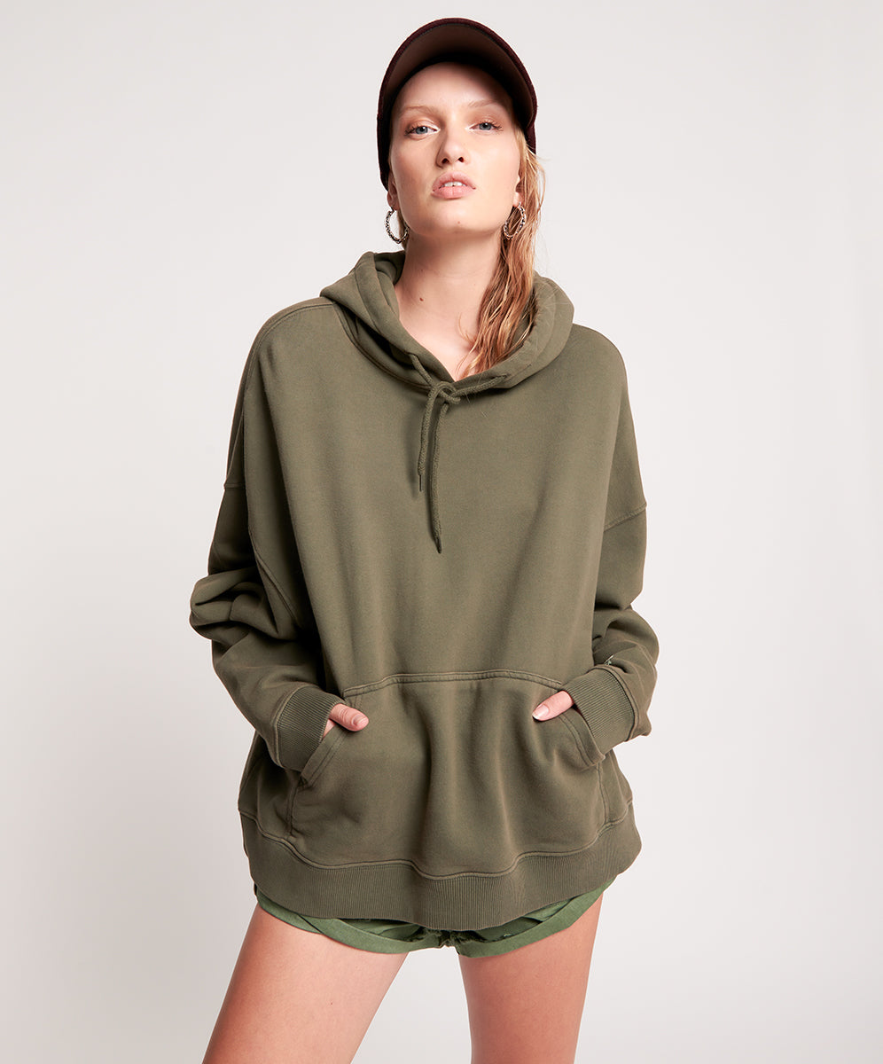 Products LIGHTNING BOLT KHAKI BATWING HOODY