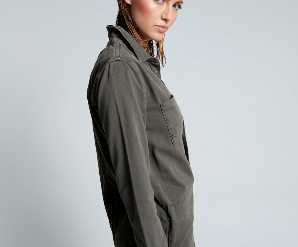 DARK KHAKI PROPHECY JUMPSUIT