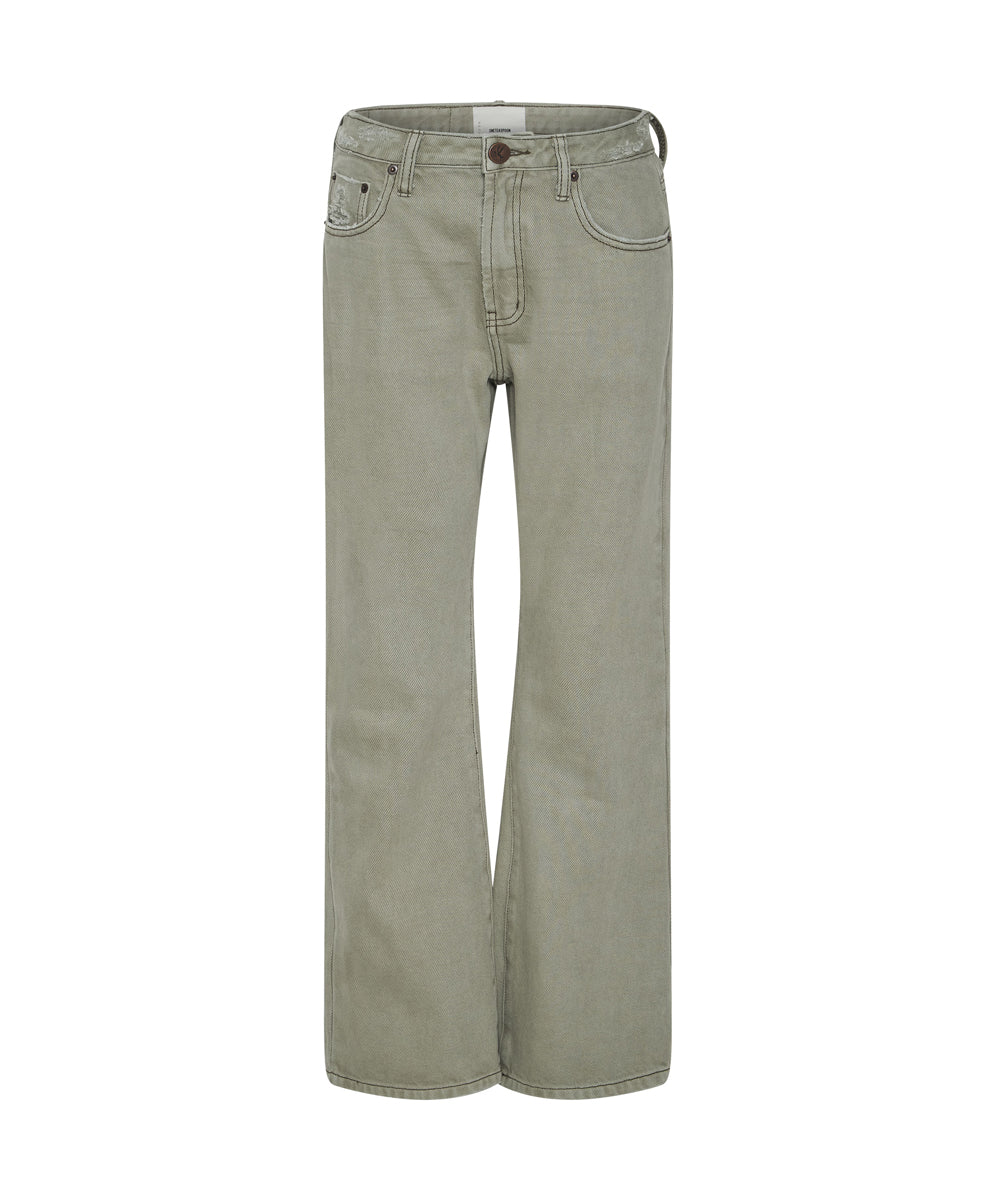 Women's Flare & Bootcut Jeans Charlie High Waist Flared Denim Jeans - Super Khaki