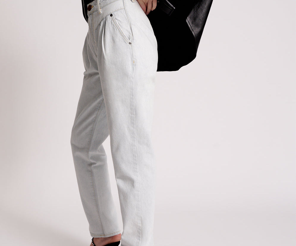 Streetwalkers High Waist 80S Fit Denim Jeans - Bel Air Blue