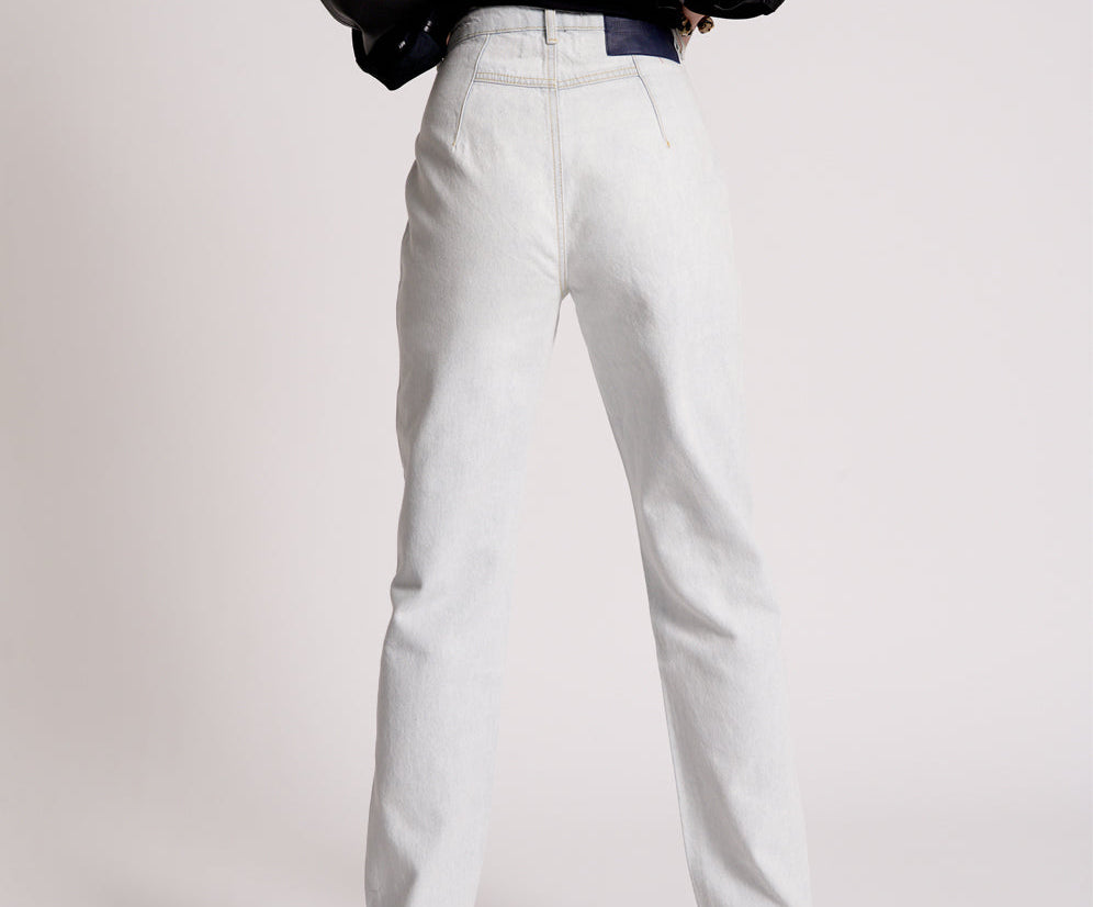 Streetwalkers High Waist 80S Fit Denim Jeans - Bel Air Blue