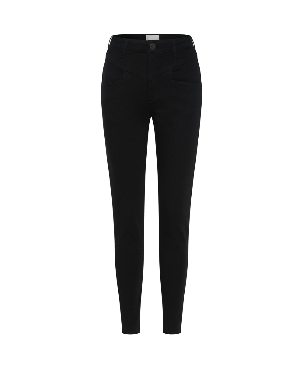 Sale Preachers High Waist Skinny Stretch Denim Jeans - Jett Black