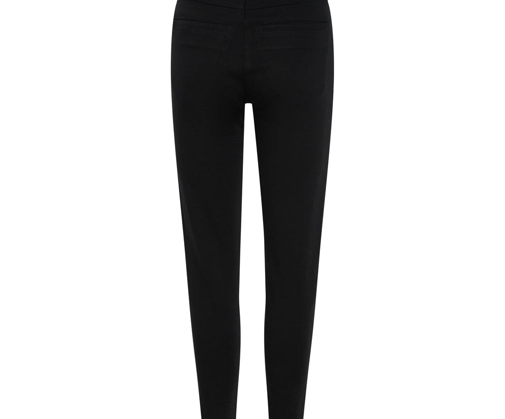 Preachers High Waist Skinny Stretch Denim Jeans - Jett Black