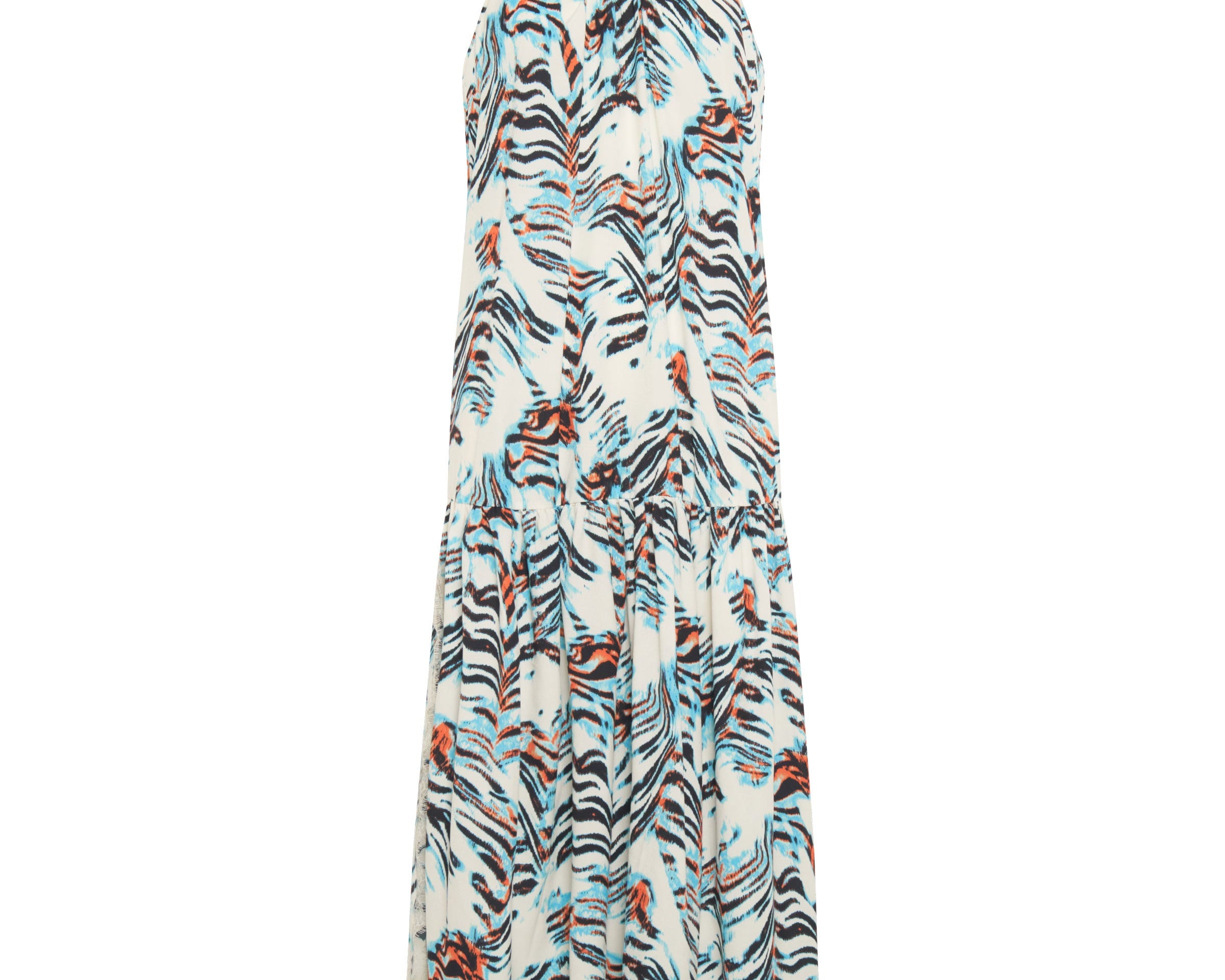 CHROMATIC LONG SPLIT DRESS