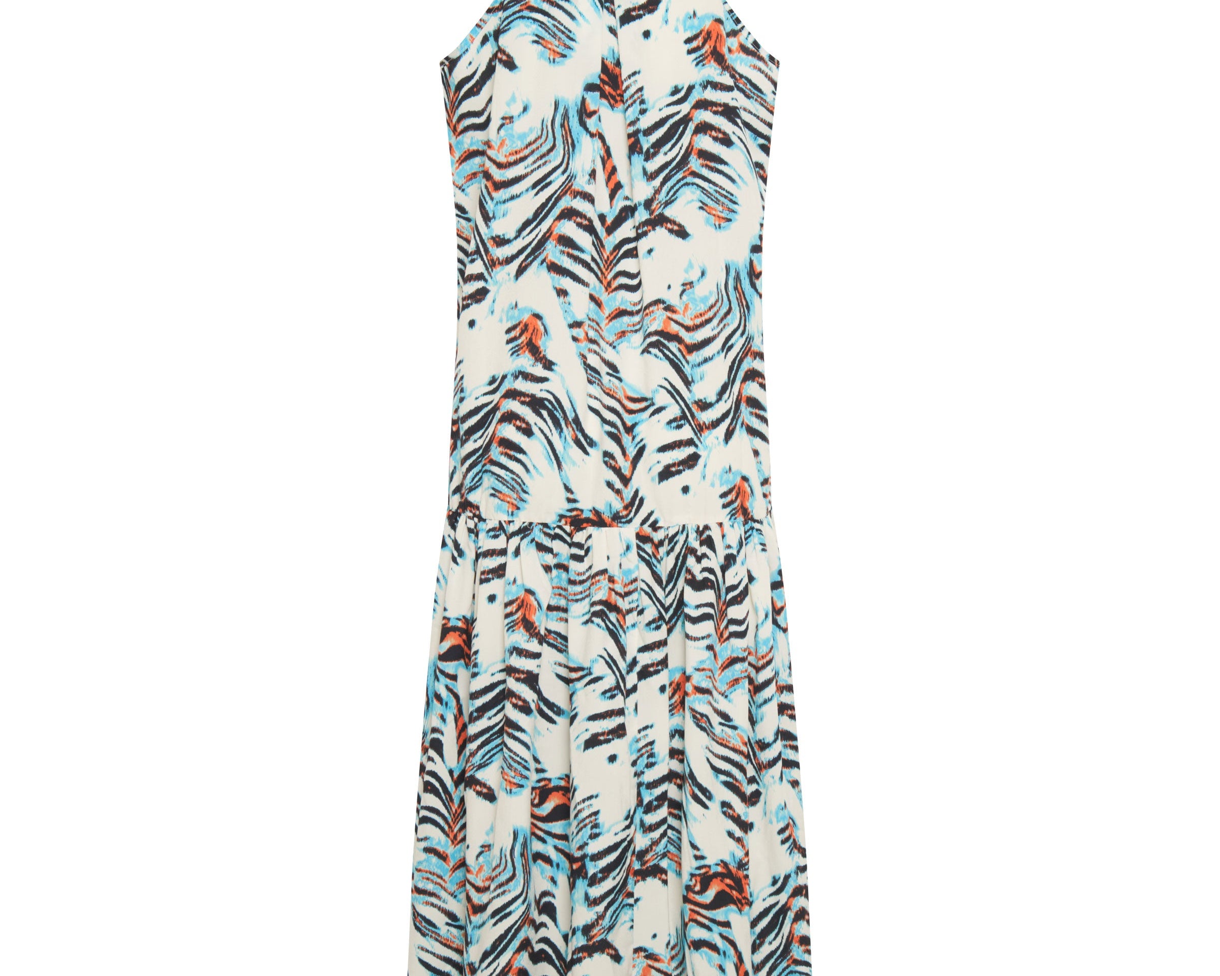 CHROMATIC LONG SPLIT DRESS