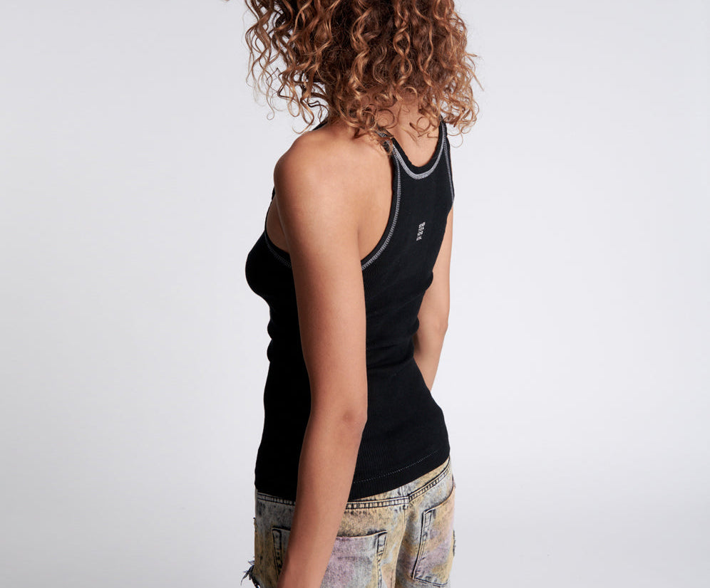 JETT BLACK BOWER BIRD SINGLET