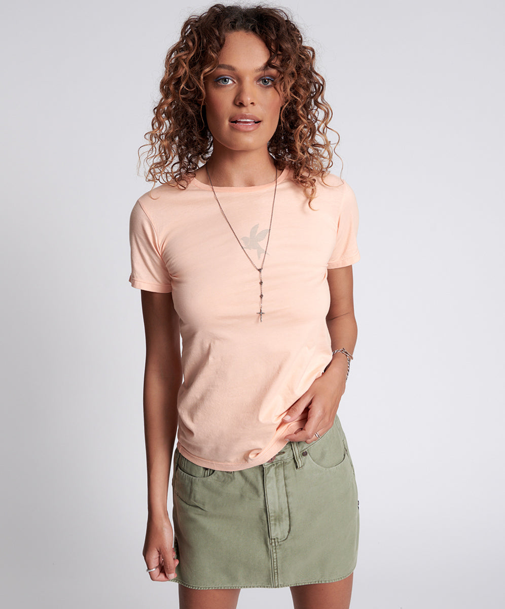 Products SHERBET BOWER BIRD ORGANIC FITTED TEE