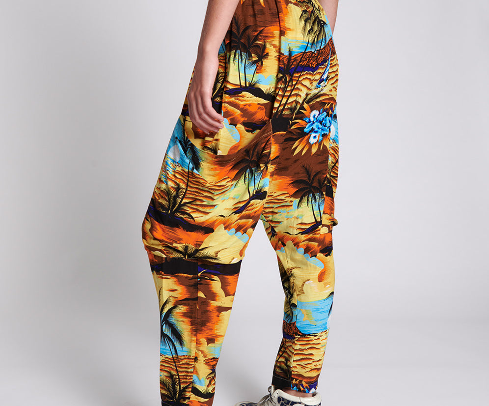 OLD HOLLYWOOD HAWAIIAN HAREM PANT