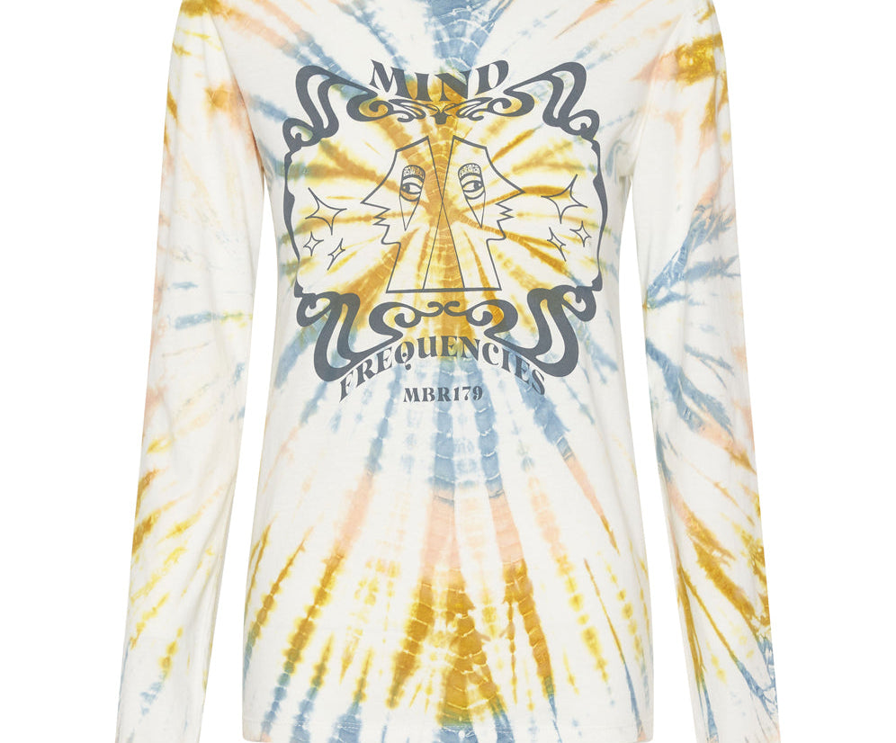 MOBLACK MIND FREQUENCIES FITTED FERN LONGSLEEVE TE