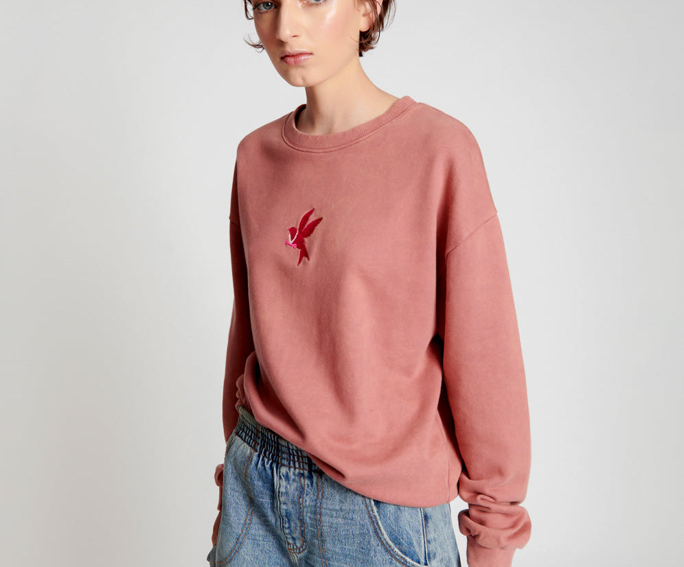 ONETEASPOON BOWER BIRD LOGO SWEATER