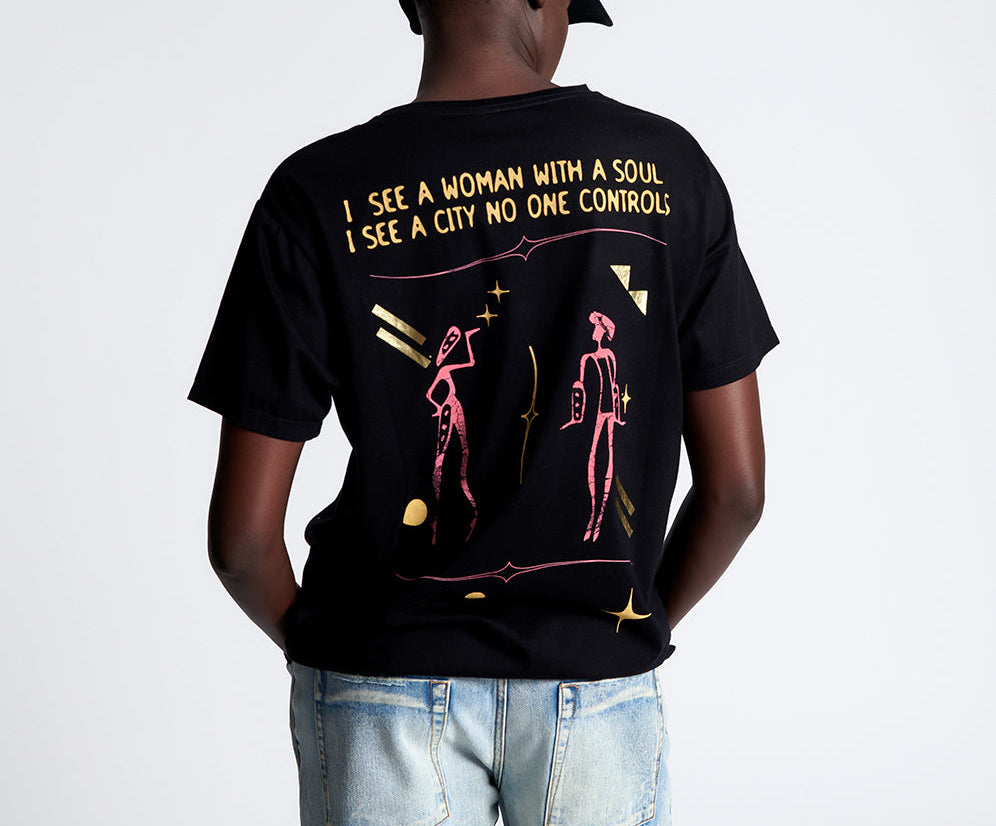 MIDH GOLD LYRICS ORGANIC UNISEX TEE