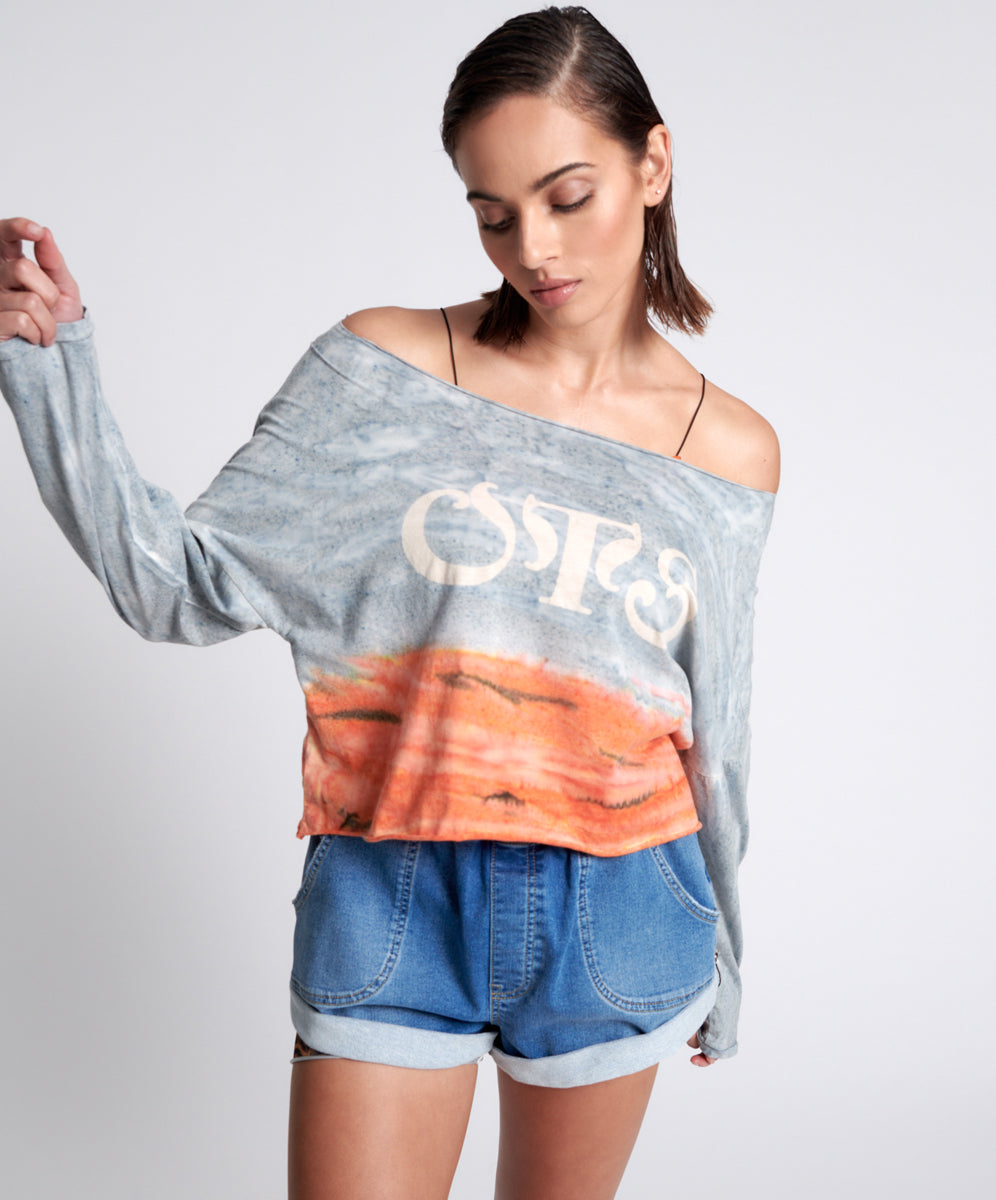 Products OTS ORGANIC RUMBLE CROPPED LONGSLEEVE TEE