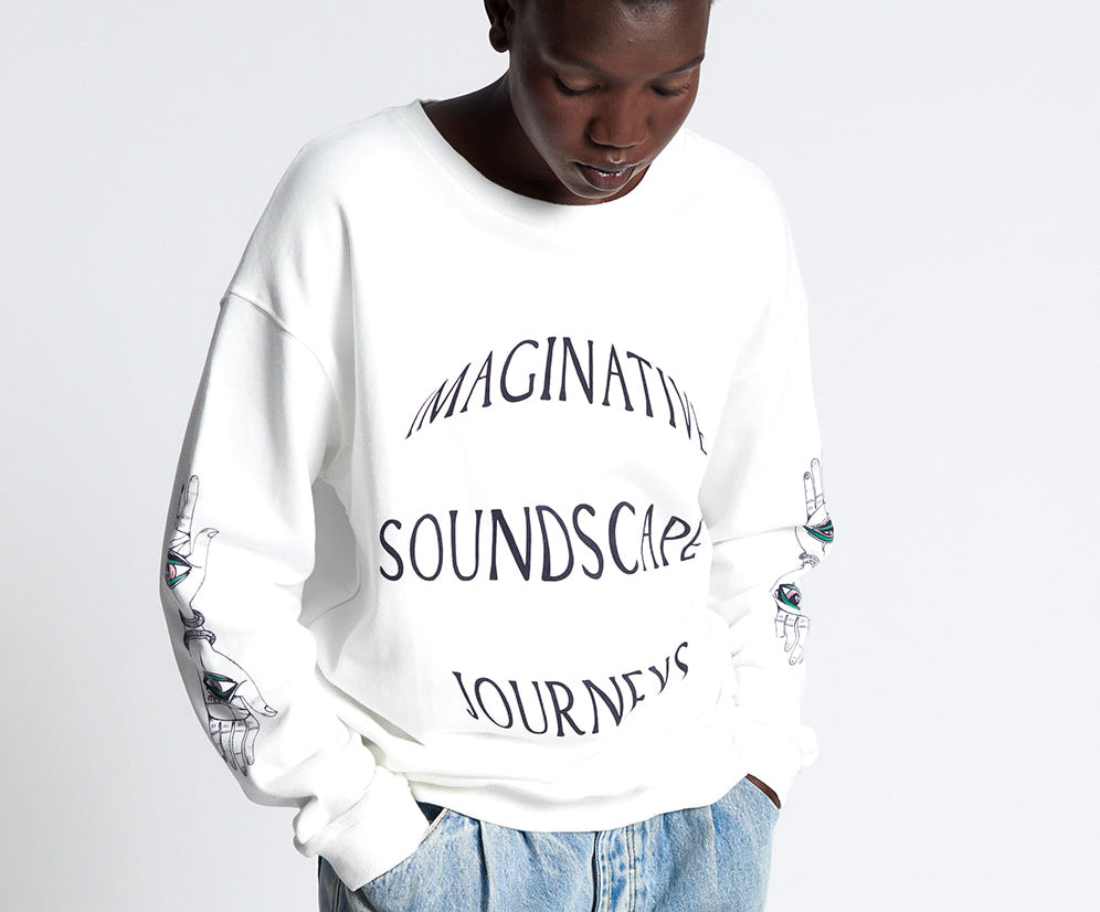 DEEPER SOUNDS HAND OF WISDOM SWEATER