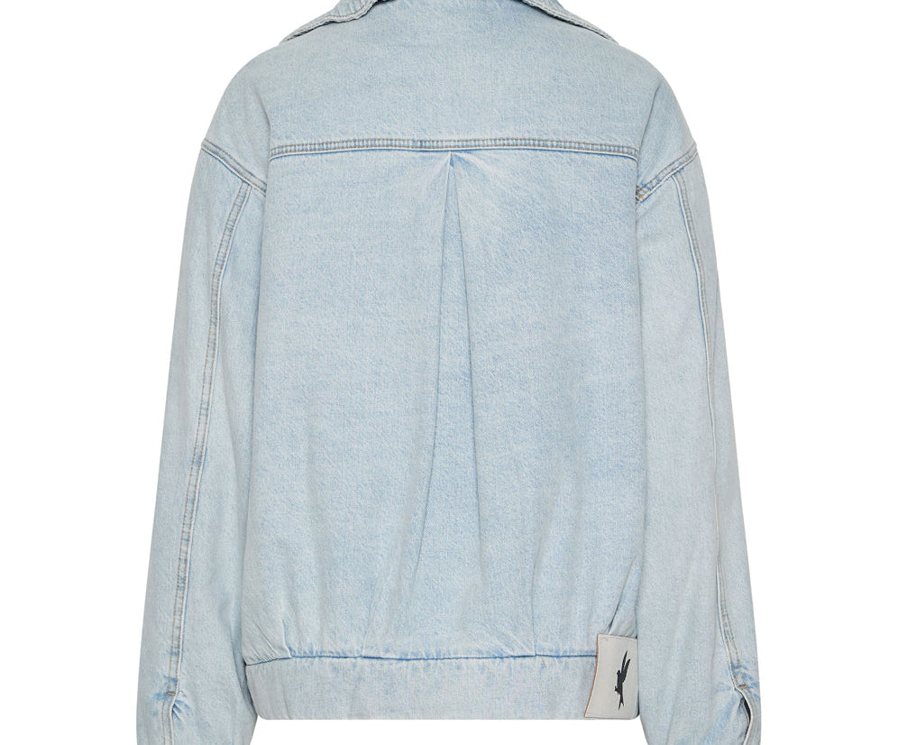 BEST BLUE DENIM PUFFA JACKET