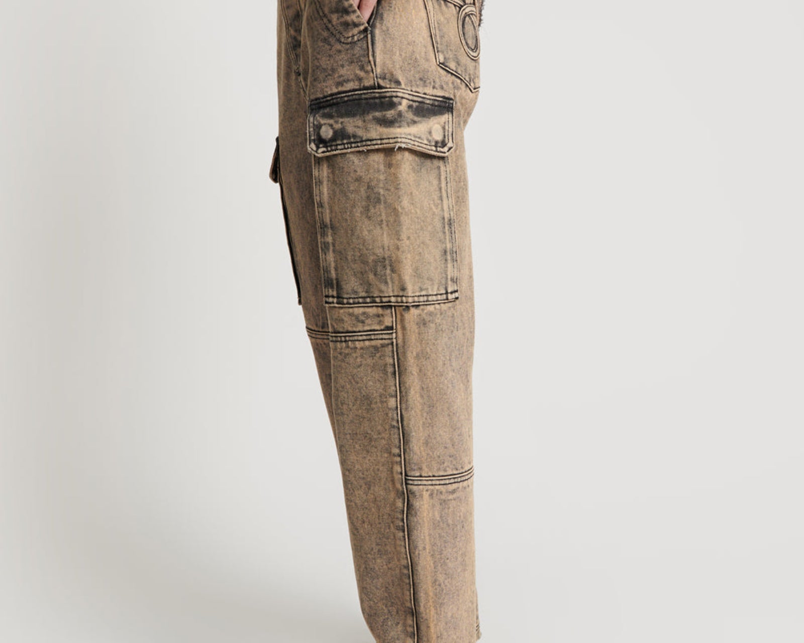 Cargo Motion Denim Jeans - Rust