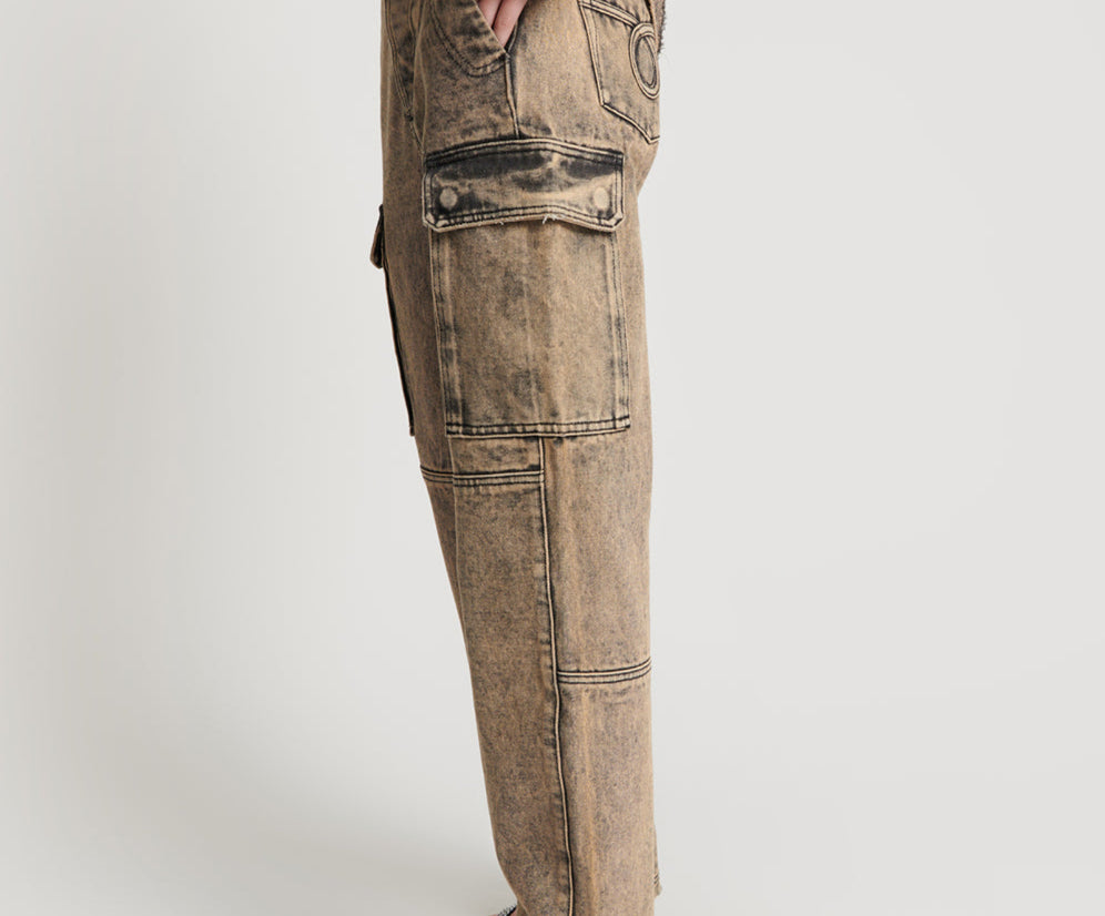 Fish Pants Rust Cargo Motion Pants - Rust | One Teaspoon USA