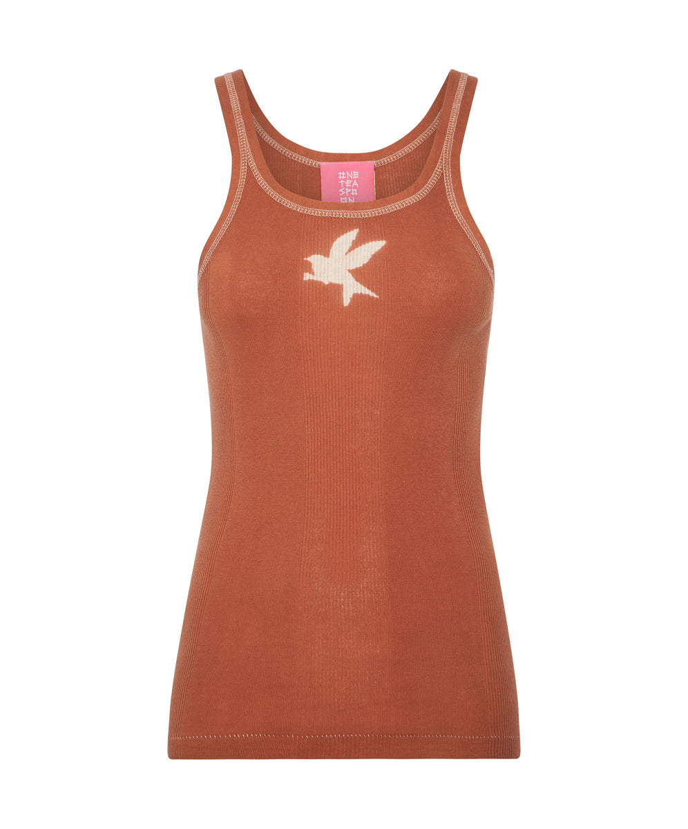 Products RED OCHRE BOWER BIRD SINGLET