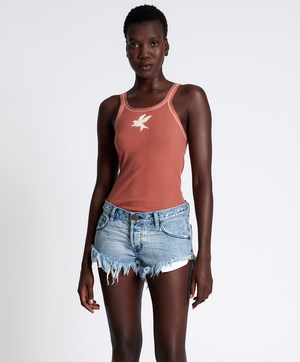 Products RED OCHRE BOWER BIRD SINGLET
