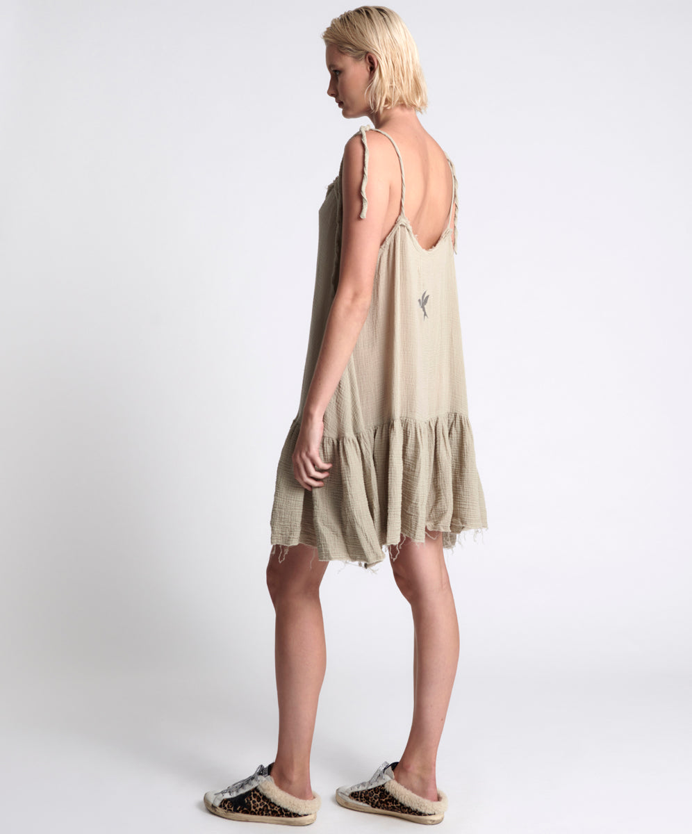 Products THE ICON STONE MUSLIN DRESS