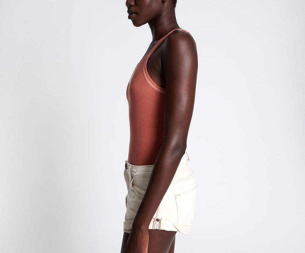 Bandits Low Waist Denim Shorts - Natural White