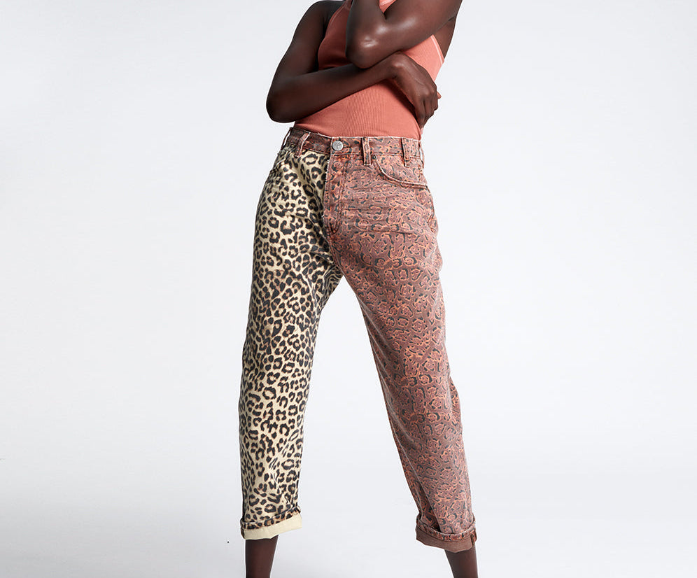 Bandits Low Waist Boyfriend Denim Jeans - Animal Saga