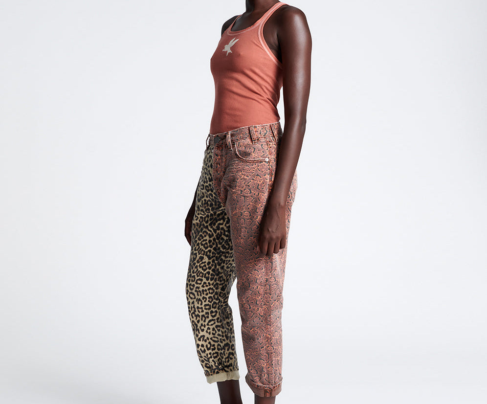 Bandits Low Waist Boyfriend Denim Jeans - Animal Saga
