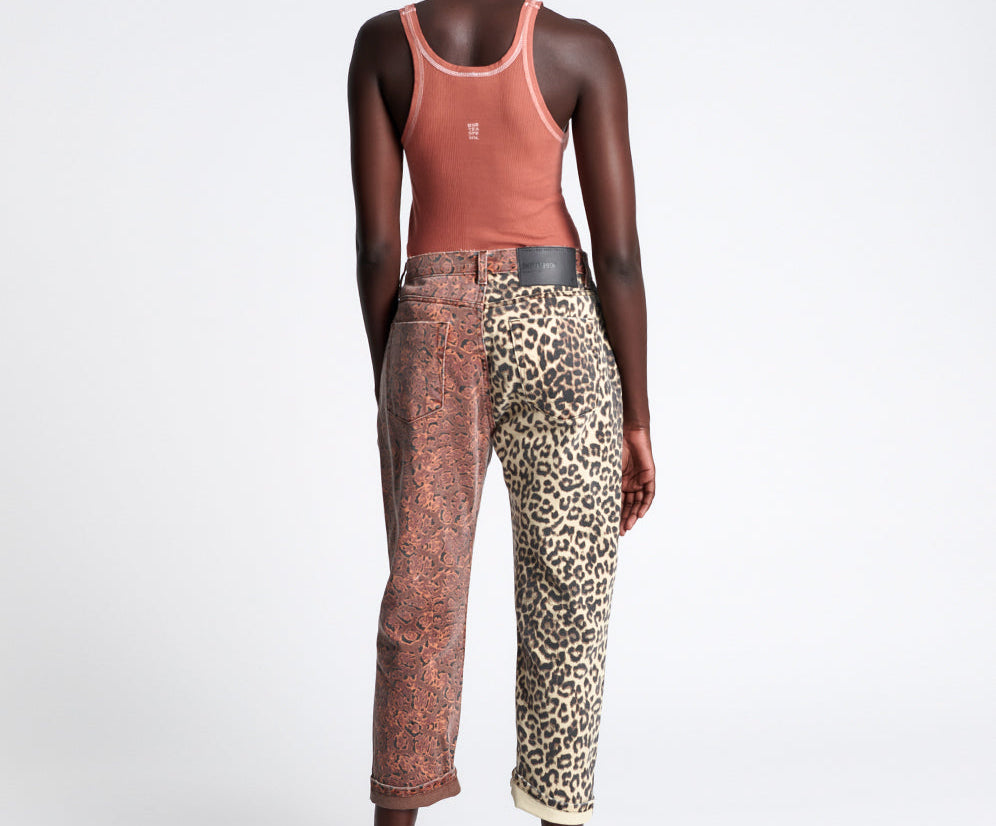 Bandits Low Waist Boyfriend Denim Jeans - Animal Saga