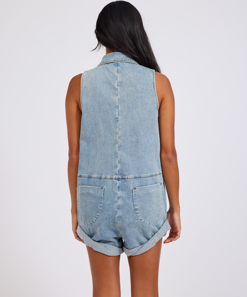 Braxton Mini Utility Jumpsuit - Hendrixe | One Teaspoon USA