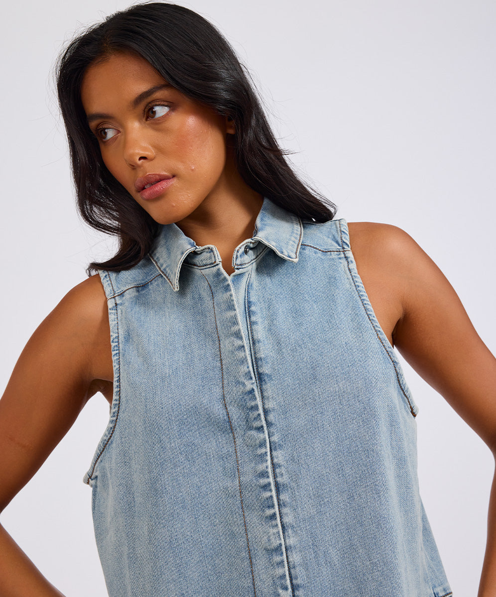 Braxton Mini Utility Jumpsuit - Hendrixe | One Teaspoon USA