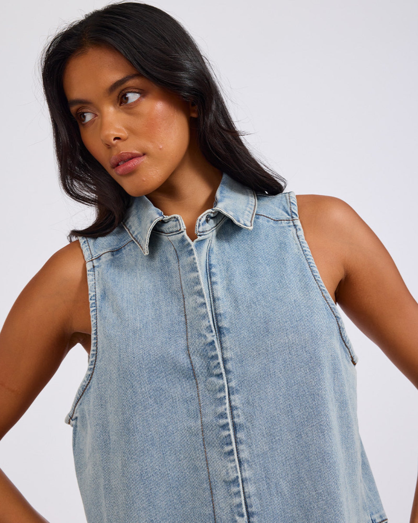 Braxton Mini Utility Jumpsuit - Hendrixe | One Teaspoon USA