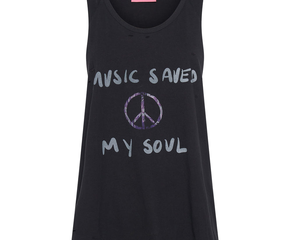 MUSIC SAVED MY SOUL DESTROYED TANK
