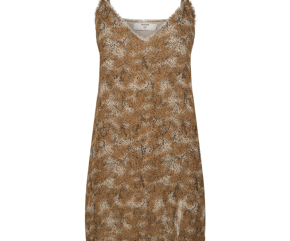 MYSTERIOUS SNAKE SLIP DRESS