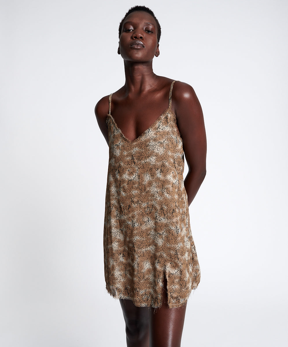 Products MYSTERIOUS SNAKE SLIP DRESS