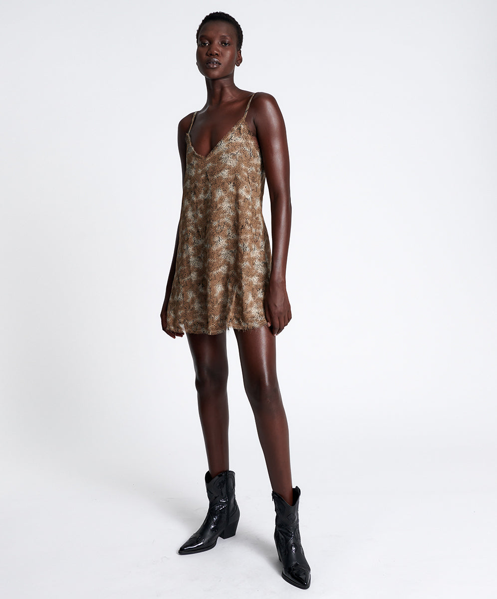 Products MYSTERIOUS SNAKE SLIP DRESS